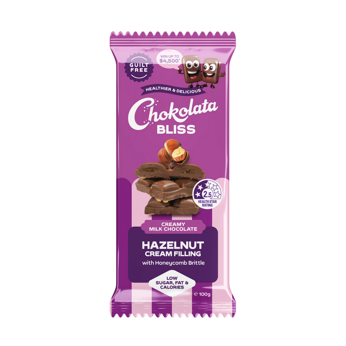 Chokolata Bliss 2.5 Star Milk Hazelnut Cream | 180g - Chokolata-Chokolata-chocolate- australian chocolate, australian chocolate brand, australian made chocolate, chocolates shop, australia chocolates, chocolates