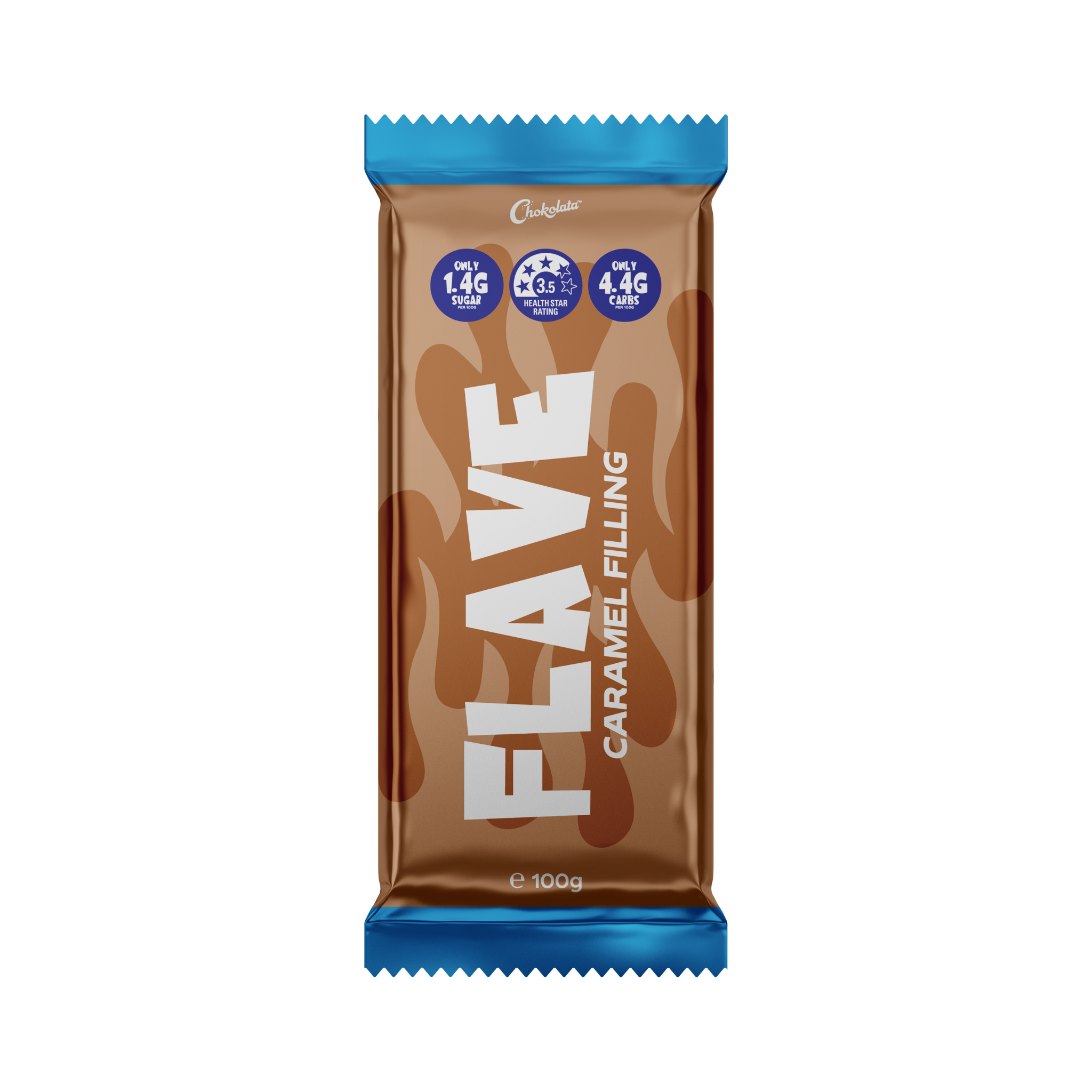 Flave Caramel Filling Milk Bar 100g