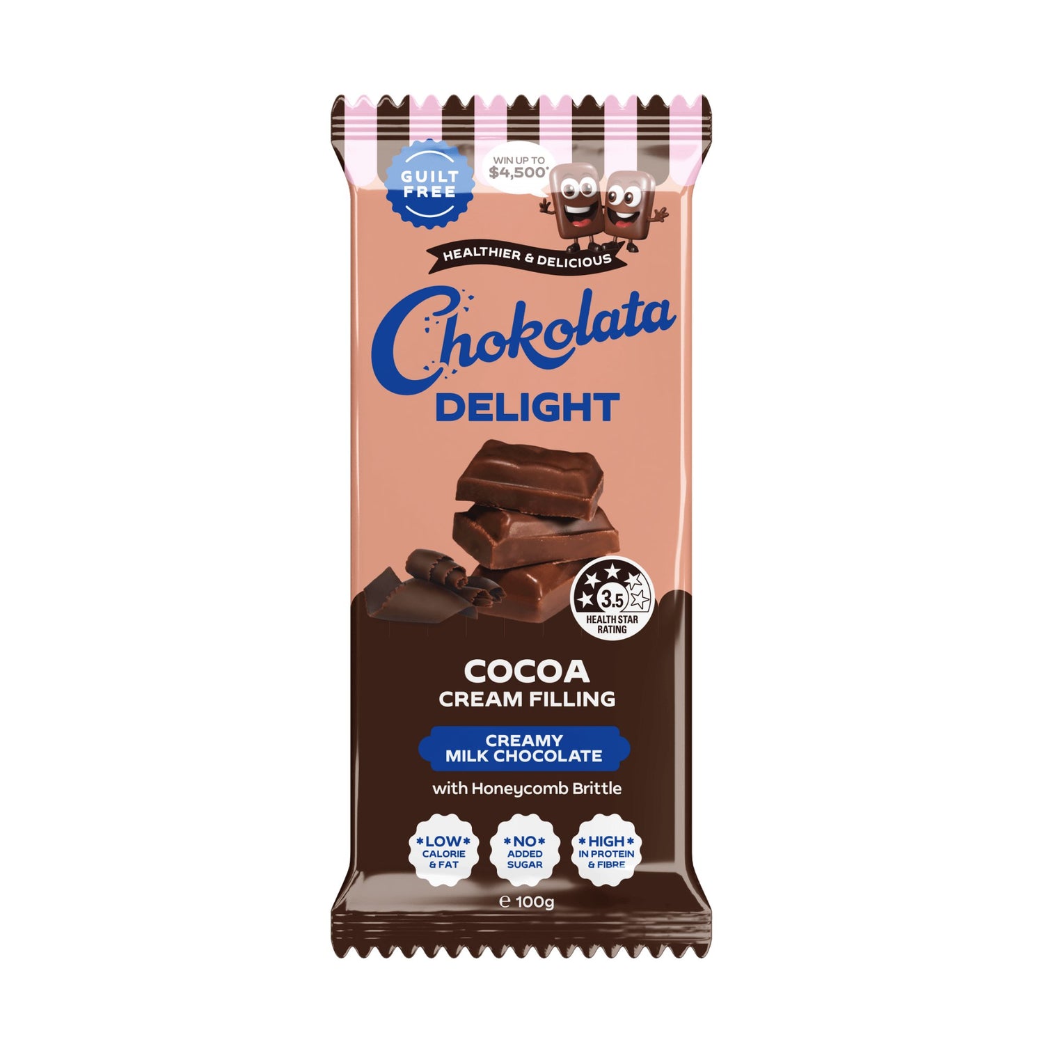 Chokolata Delight 3.5 Milk Cocoa Cream | 100g - Chokolata-Chokolata-chocolate- australian chocolate, australian chocolate brand, australian made chocolate, chocolates shop, australia chocolates, chocolates