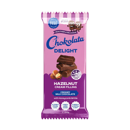 Chokolata Delight 3.5 Milk Hazelnut Cream | 100g - Chokolata-Chokolata-chocolate- australian chocolate, australian chocolate brand, australian made chocolate, chocolates shop, australia chocolates, chocolates