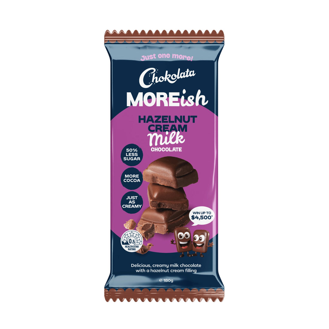 Moreish Hazelnut Cream Milk Chocolate - Chokolata-Moreish-chocolate- australian chocolate, australian chocolate brand, australian made chocolate, chocolates shop, australia chocolates, chocolates